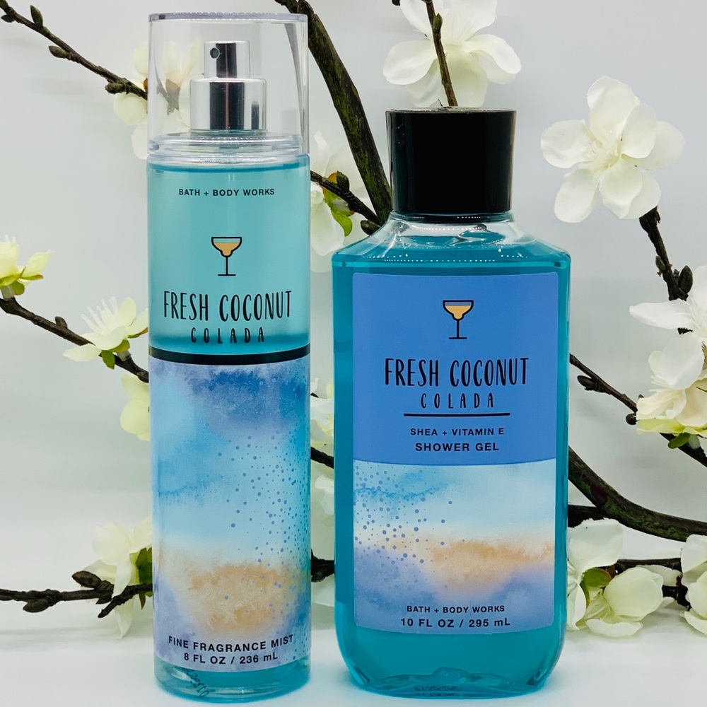 Bath & Body Works Fresh Coconut Colada 2-Piece Set